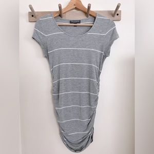 A Pea in the Pod Stretchy Striped Maternity Shirt